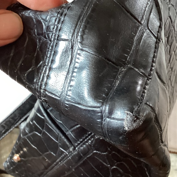 Christian Lacroix Black Crossbody Satchel Bag Purse Rn # 137646 - Picture 9 of 9